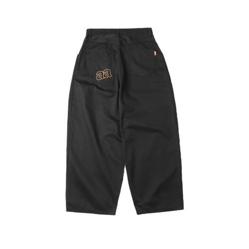 A.A Black Baggy Pants