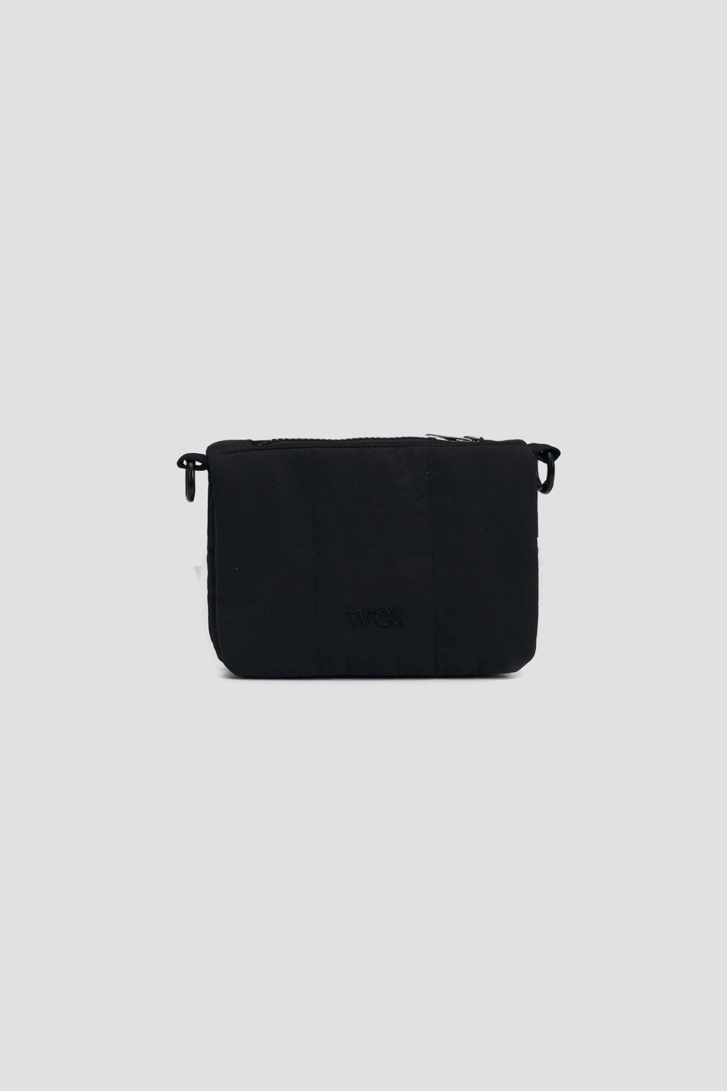 Mini Nylon Cushion Pouch (Black)