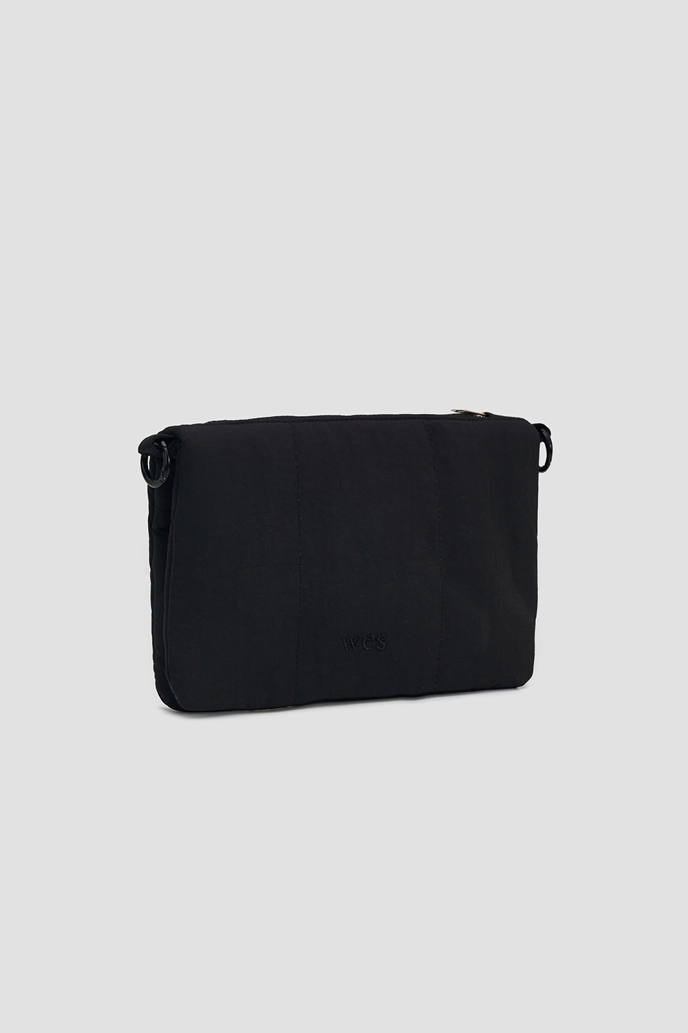 Small Nylon Cushion Pouch (Black)