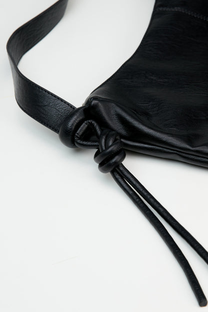 Boat Leather Bag (Black)