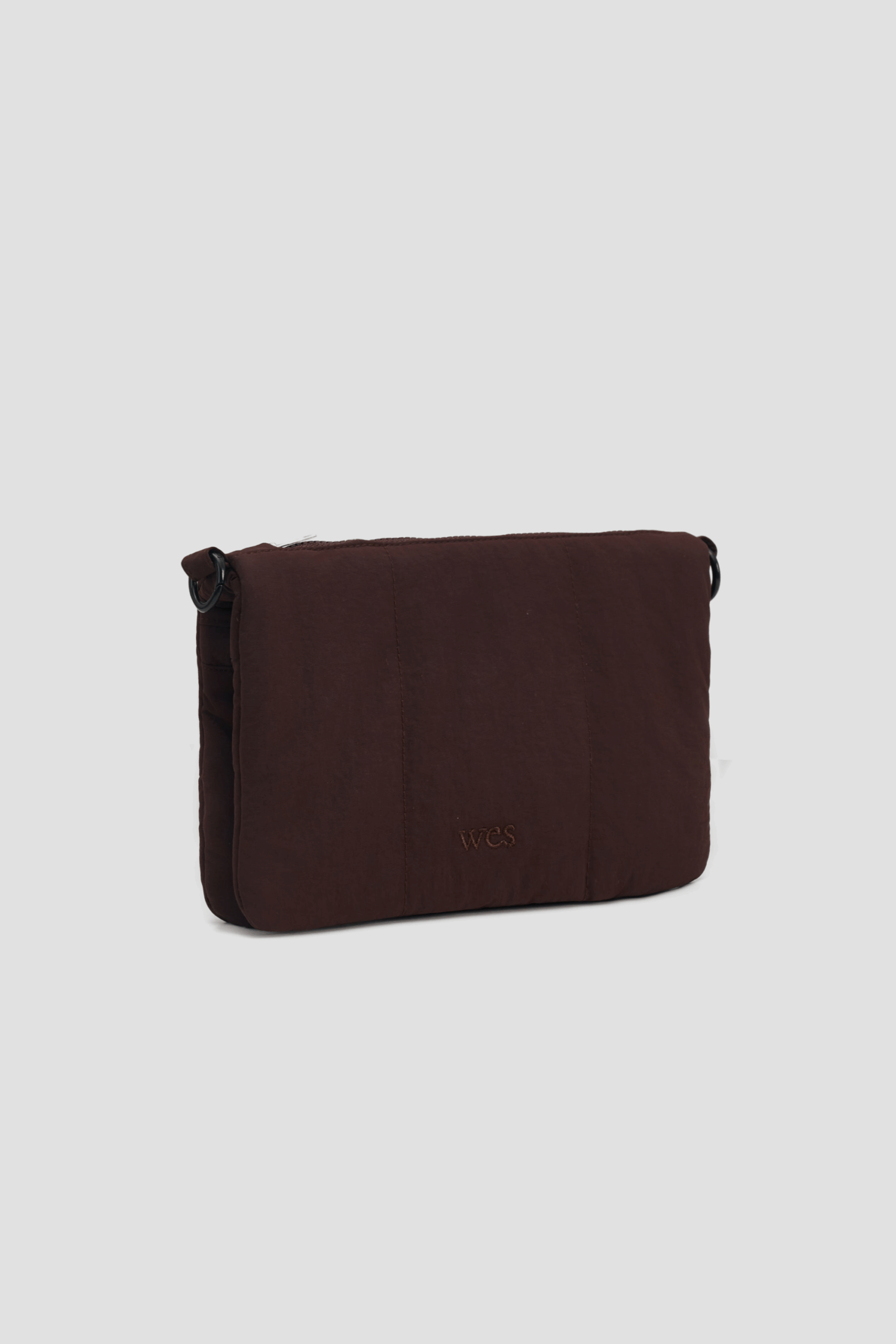 Small Nylon Cushion Pouch (Brown)