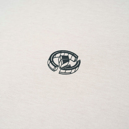 Campus Broad Tee - Bone Beige