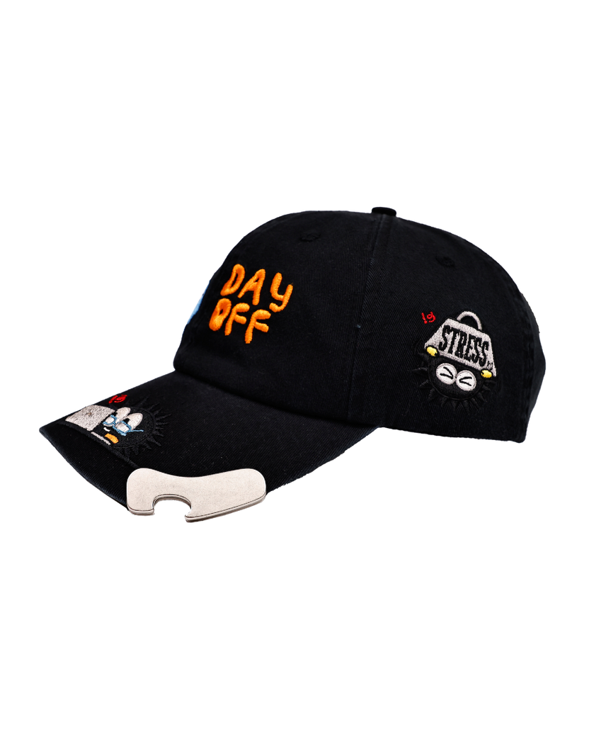 Workaholic Baseball Cap Black