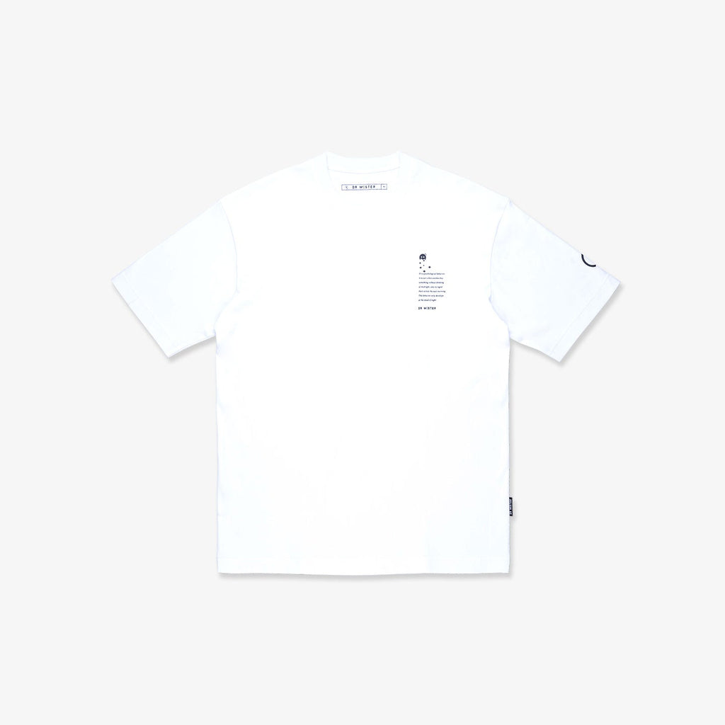 Caution Oversized Tee - White