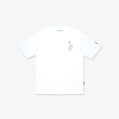 Caution Oversized Tee - White