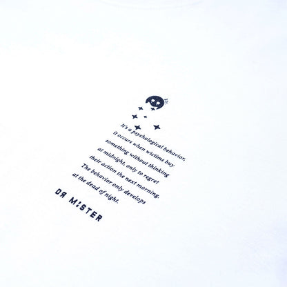 Caution Oversized Tee - White