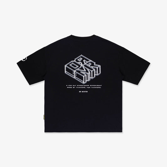 Chrome Abbr Broad Tee - Black