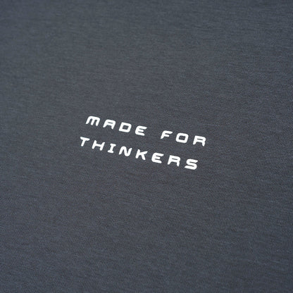 Chrome Abbr Broad Tee - Grey