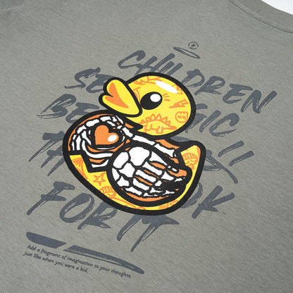 Children See Magic Broad Tee - Cool Grey