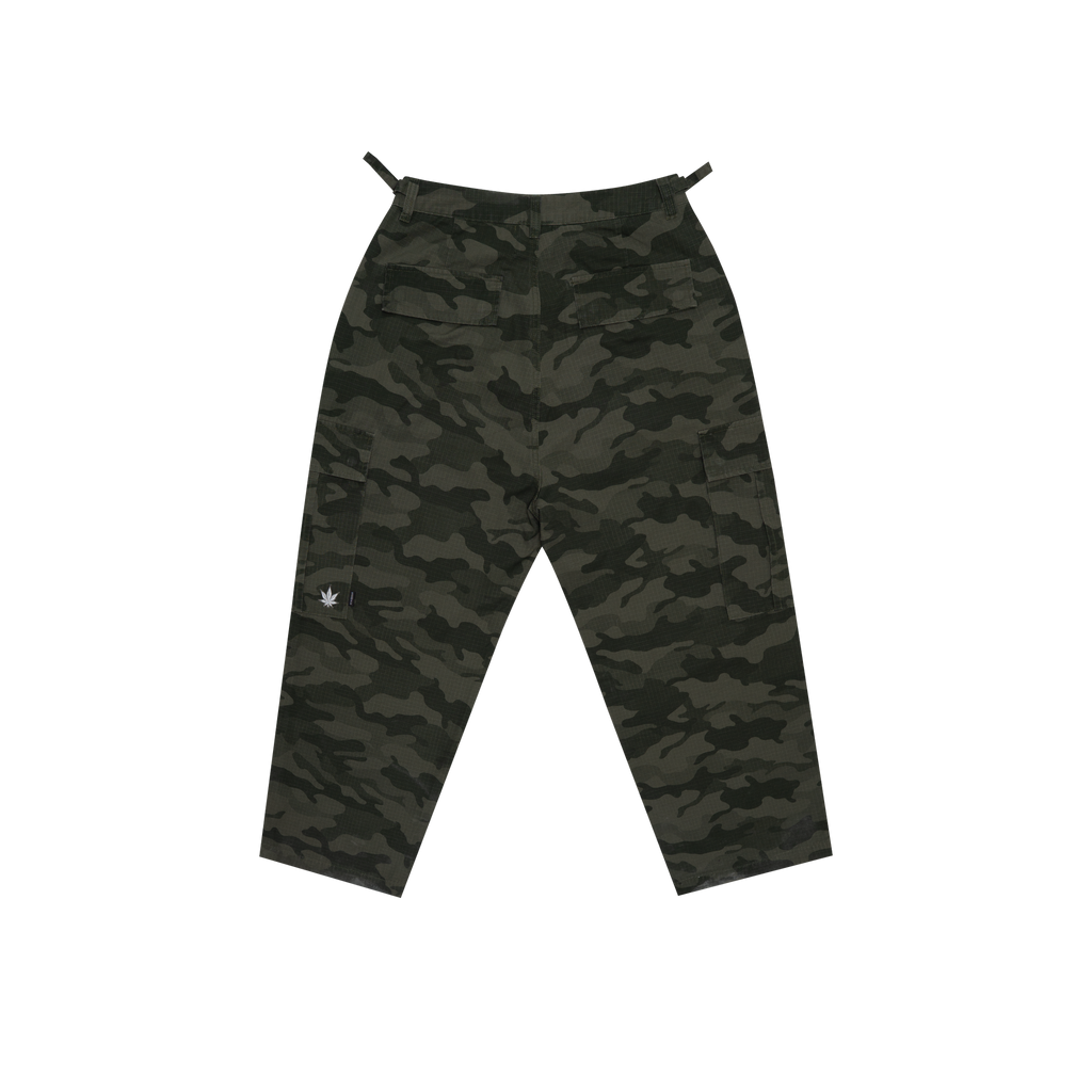 STONED & CO FORCE : Camo Cargo Green