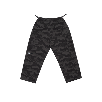 STONED & CO FORCE : Camo Cargo Black