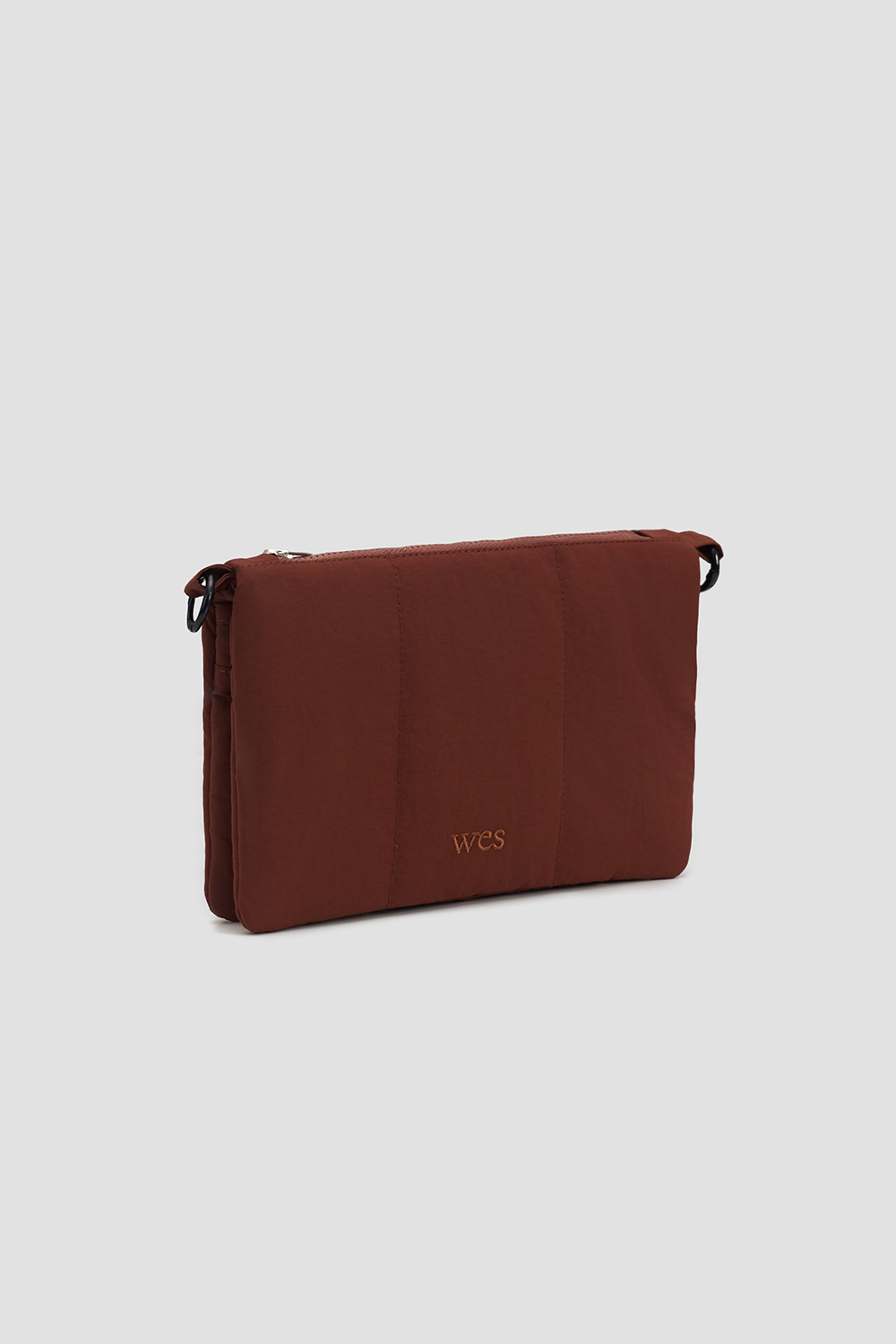 Small Nylon Cushion Pouch (Chestnut)
