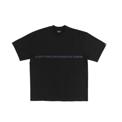 SS25 RAINBOW ESSENTIAL BLACK TEE
