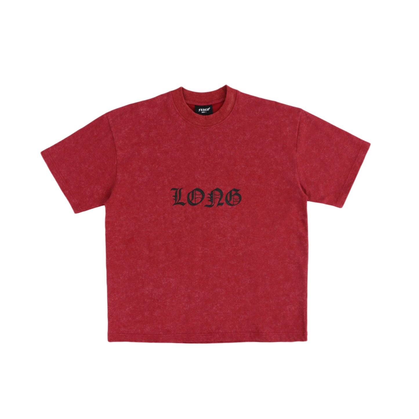 DARK DRAGON STONED WASH RED TEE
