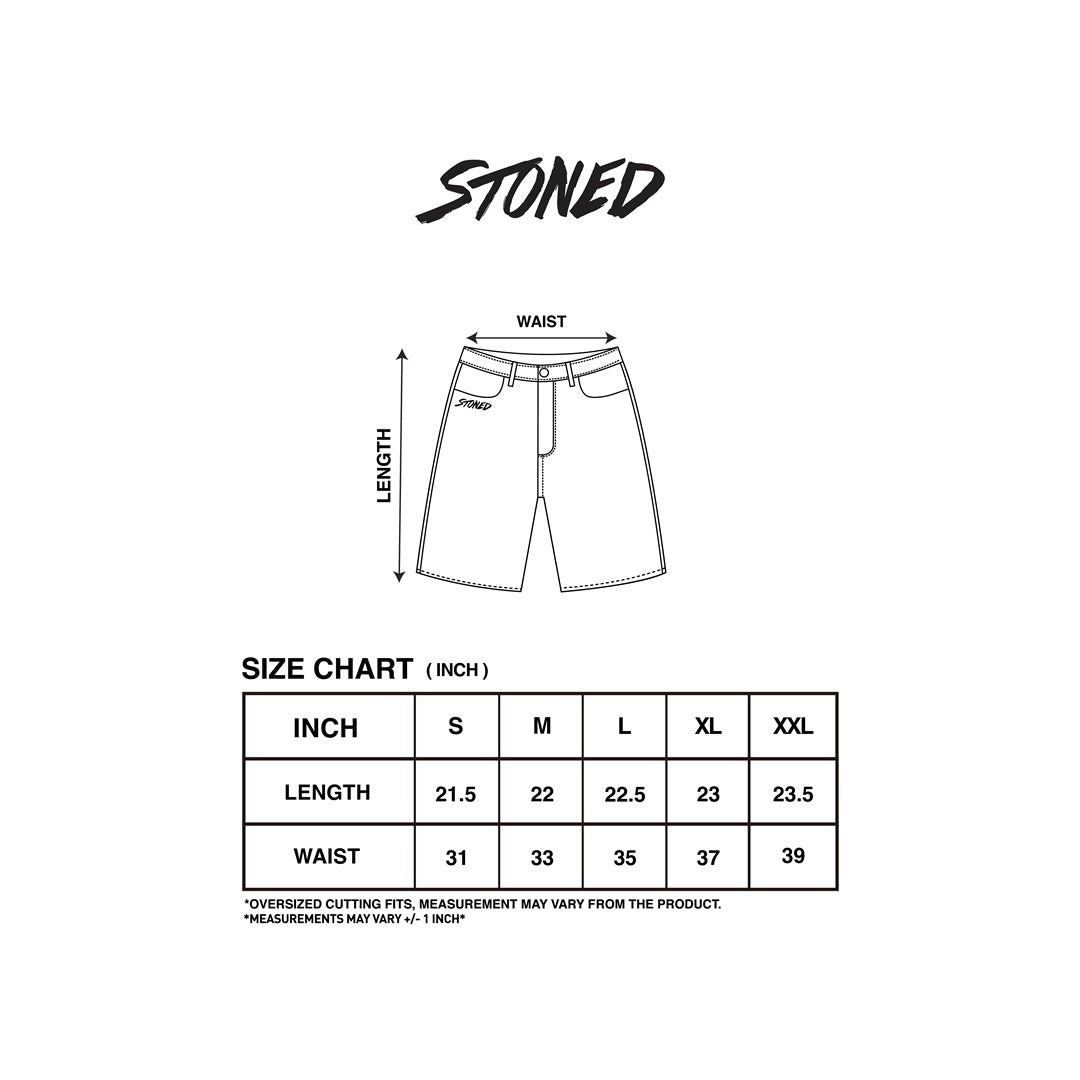 Dark Horse : Oversized Denim Jorts Navy