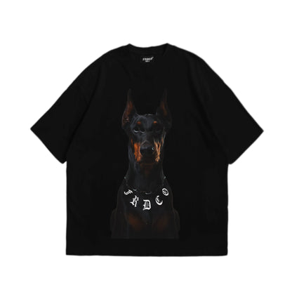 DOG HEAD LOGO BLACK TEE