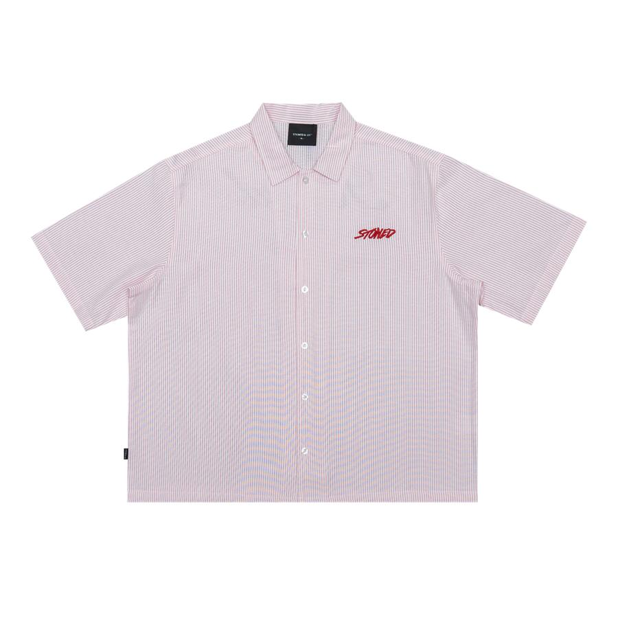 EOT : Stripe Shirt S/S Pink