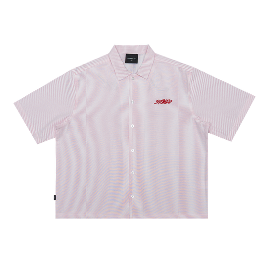 EOT : Stripe Shirt S/S Pink