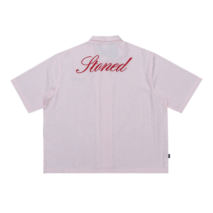 EOT : Stripe Shirt S/S Pink