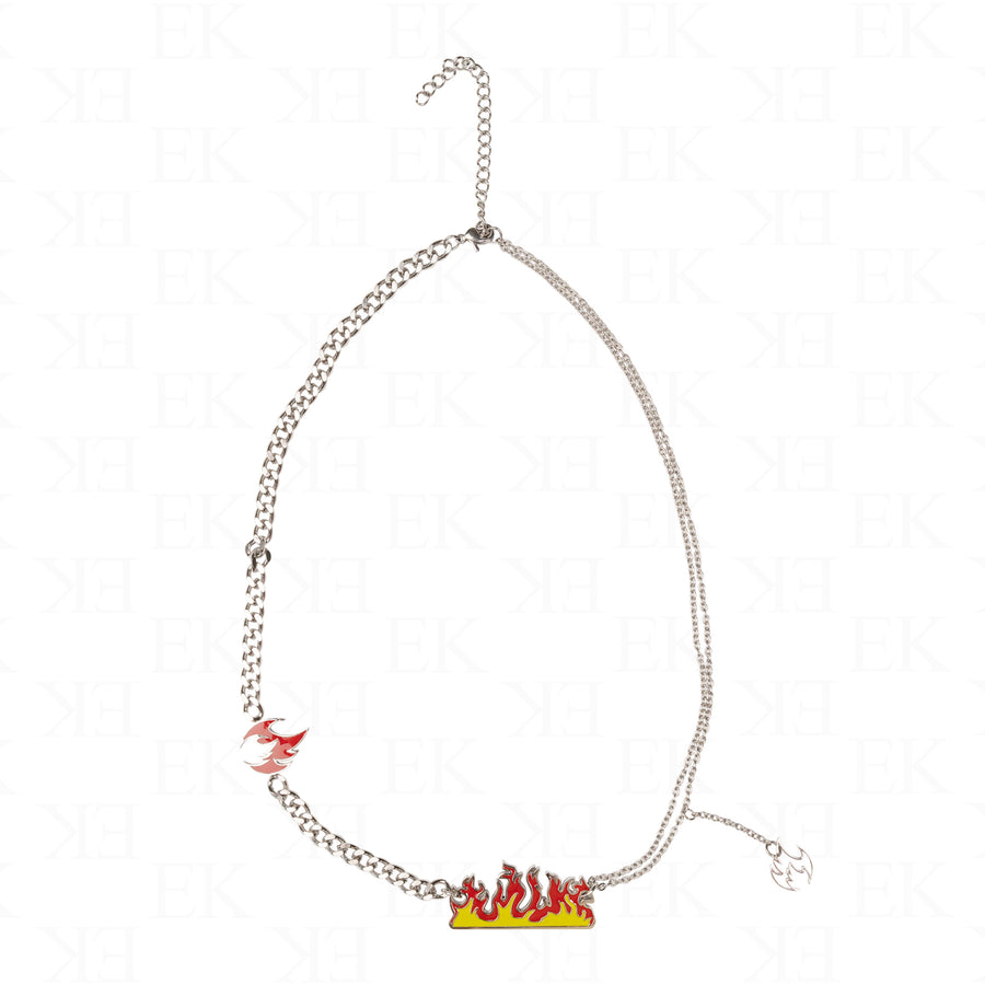 Blaze Necklace Silver