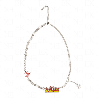 Blaze Necklace Silver