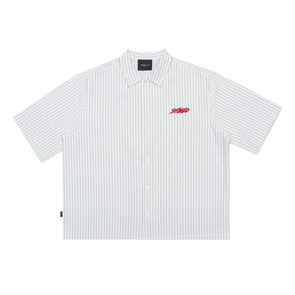 EOT : Stripe Shirt S/S White