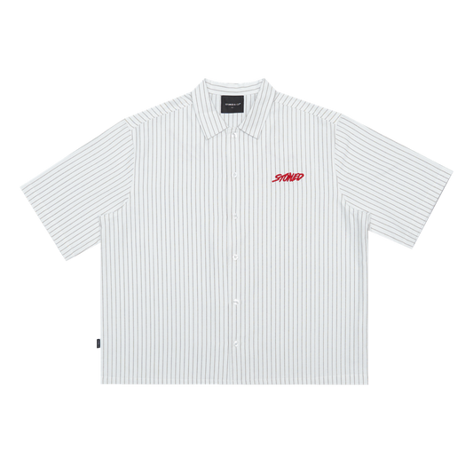 EOT : Stripe Shirt S/S White