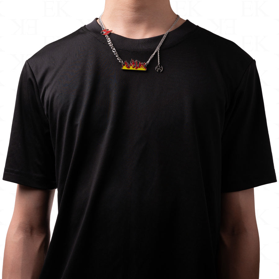 Blaze Necklace Silver