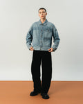 Classic Denim Button-Up Top