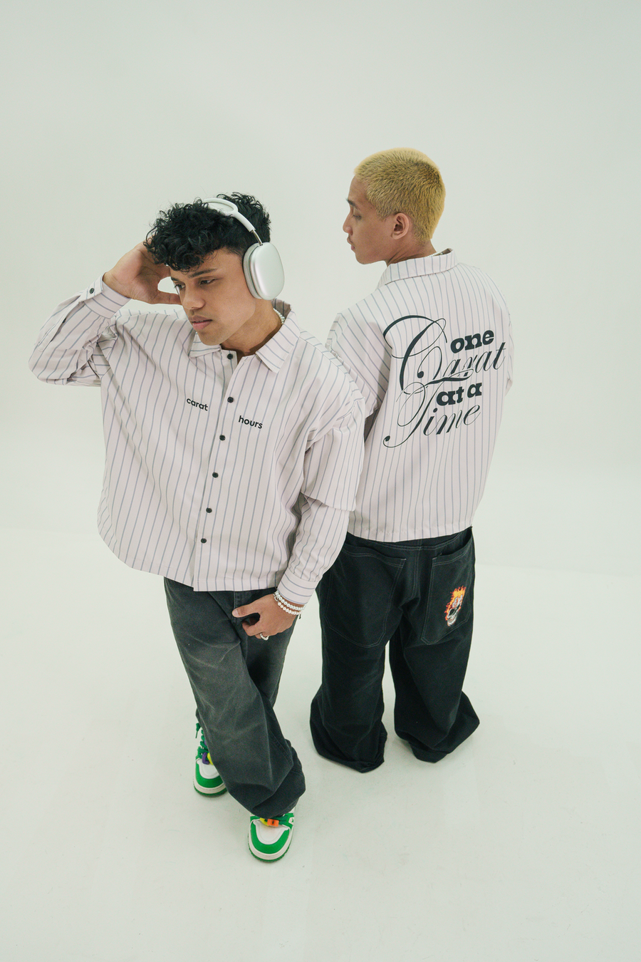 Carat Hours Boxy Long Sleeve White