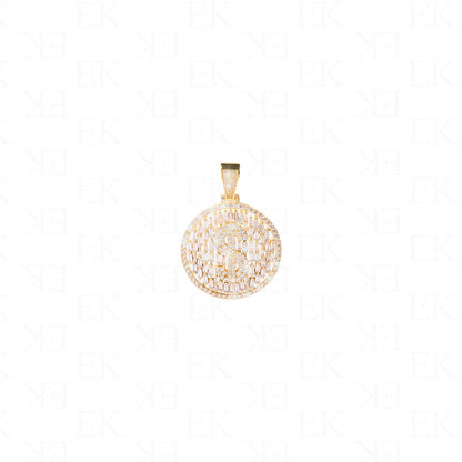 Dollar Sign Necklace Gold