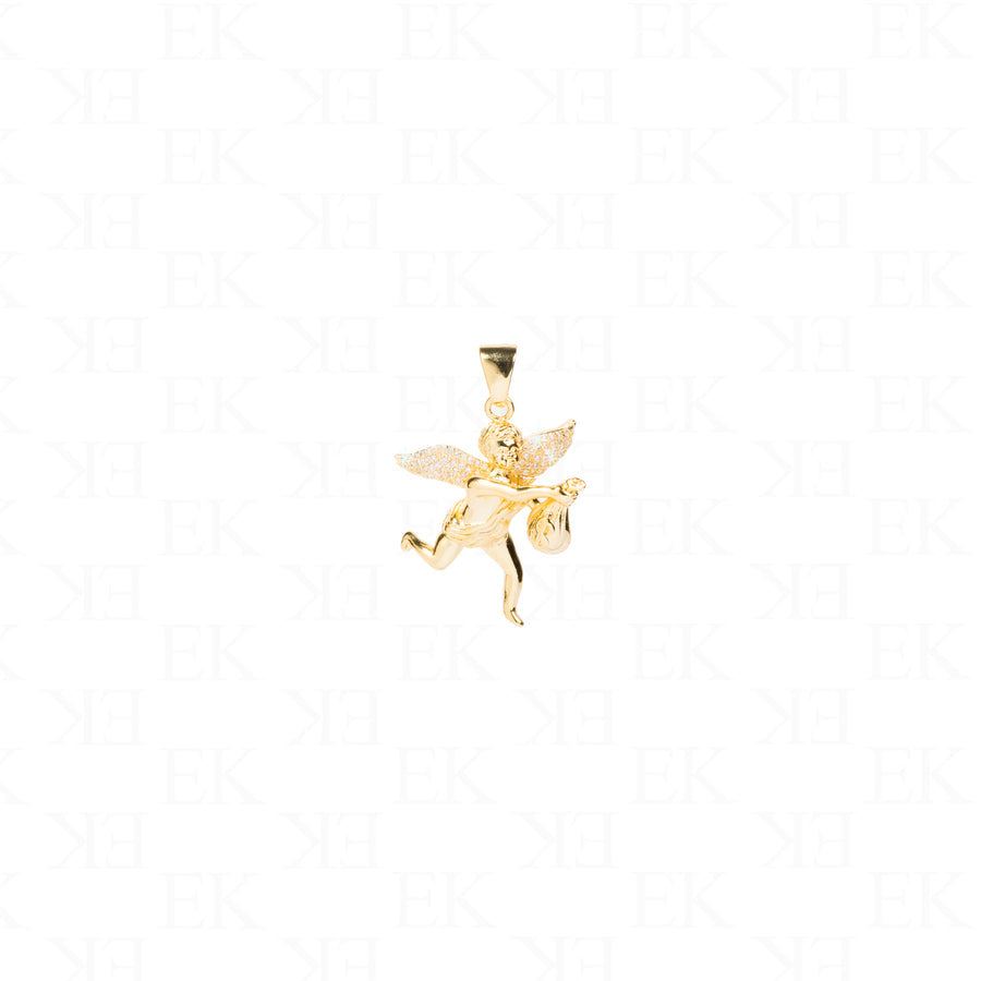 Lil Angel Necklace Gold