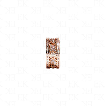 Iced Out Works the Wonder Ring Rose Gold