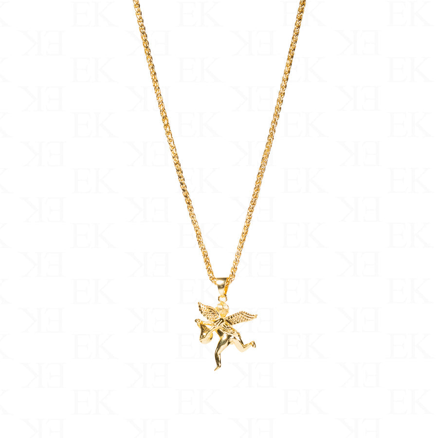 Lil Angel Necklace Gold