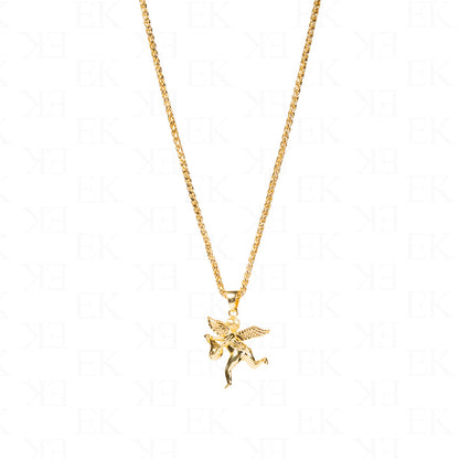 Lil Angel Necklace Gold