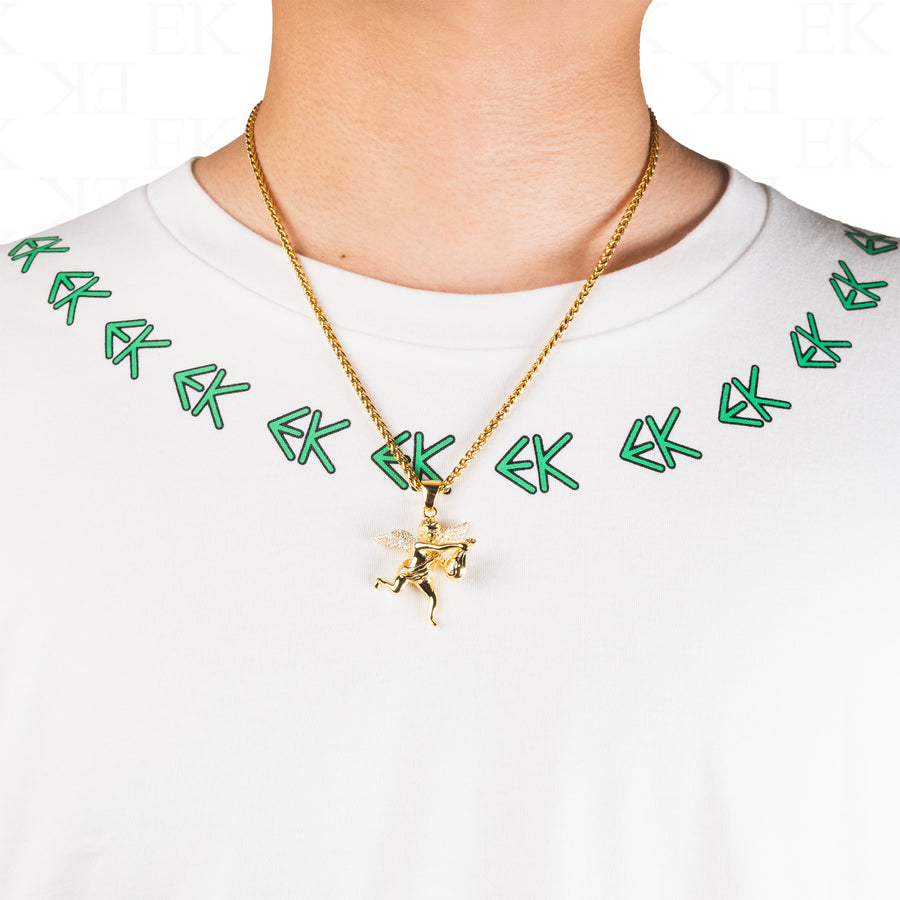 Lil Angel Necklace Gold