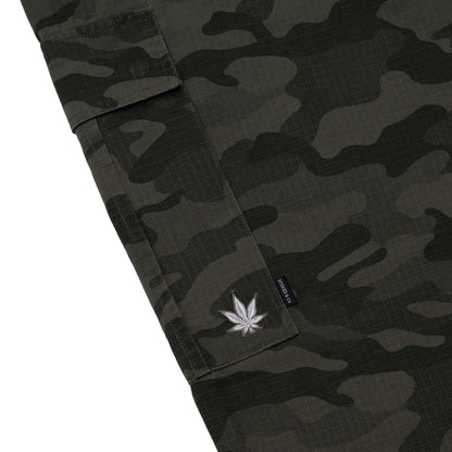 STONED & CO FORCE : Camo Cargo Green