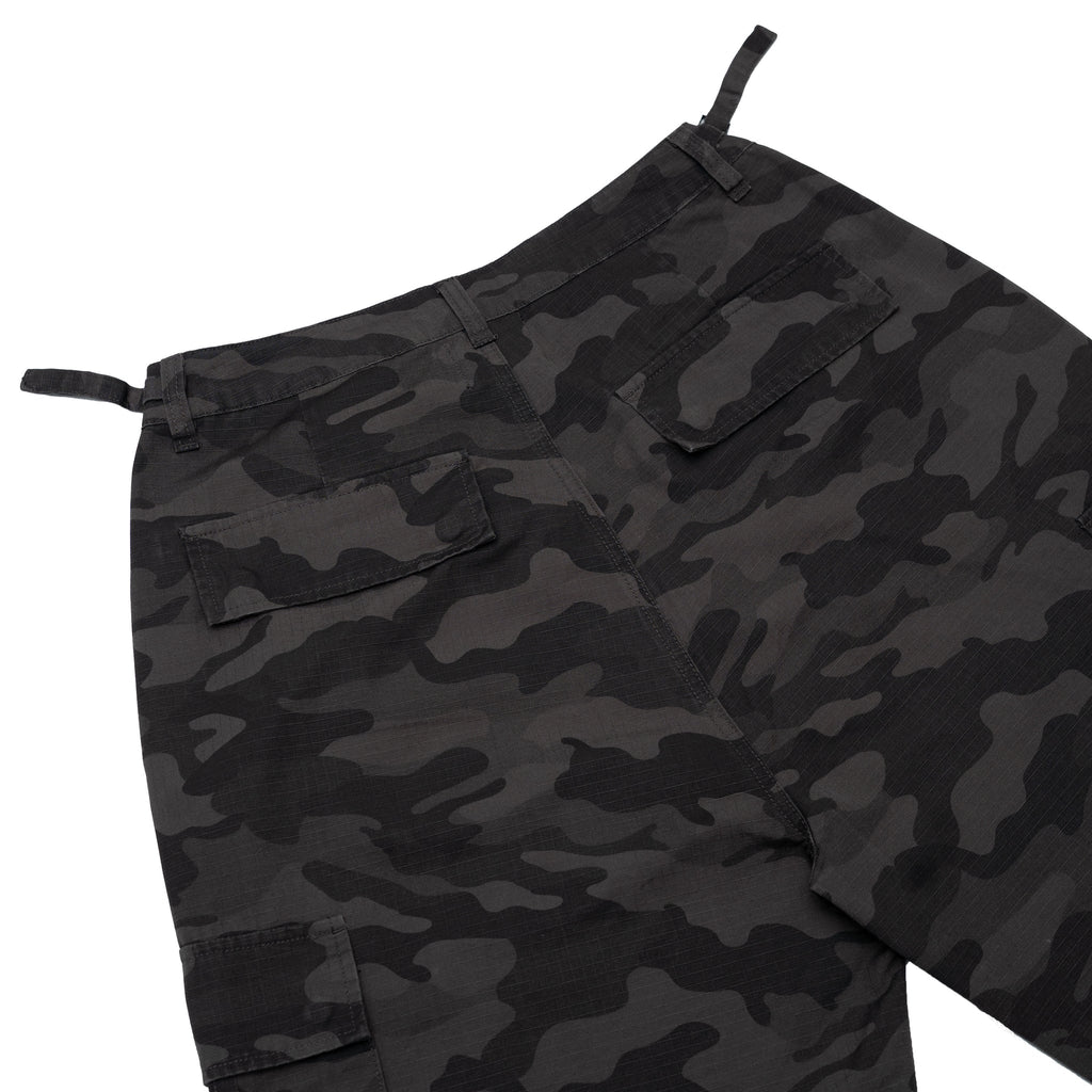 STONED & CO FORCE : Camo Cargo Black