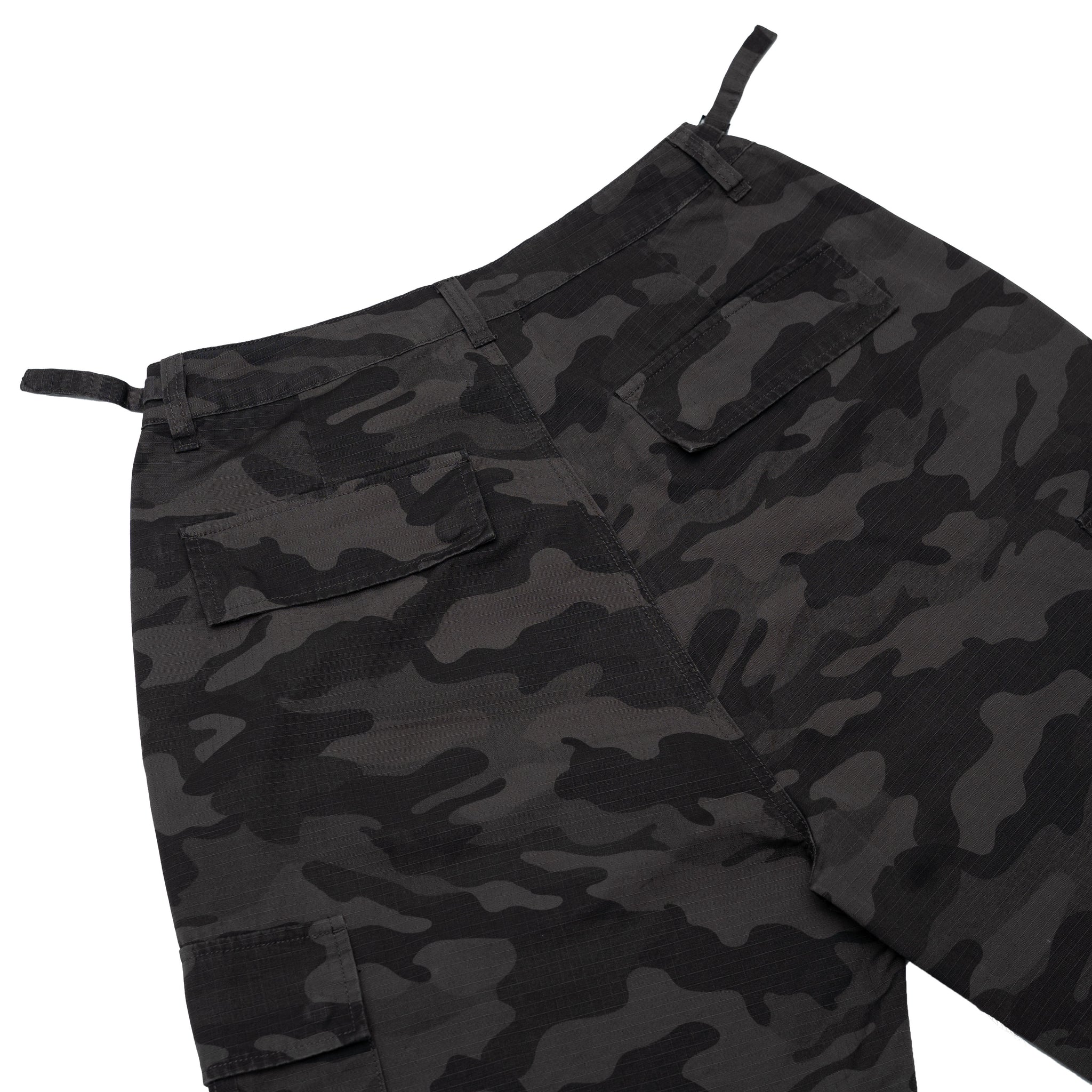 STONED & CO FORCE : Camo Cargo Black