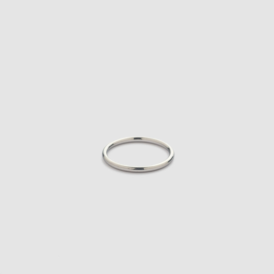 Daily Titanium Ring Silver