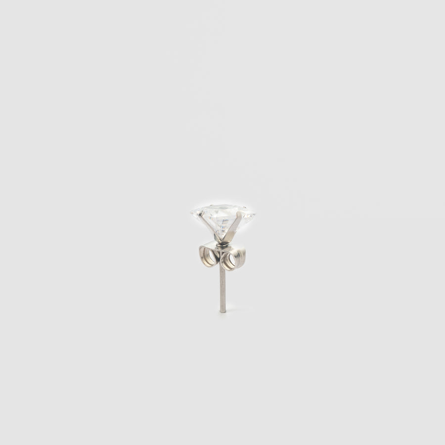 Iced Out Square Earring 7mm (Pair)