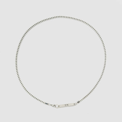 Plain Titanium Chain Silver