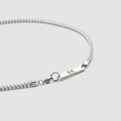 Plain Titanium Chain Silver