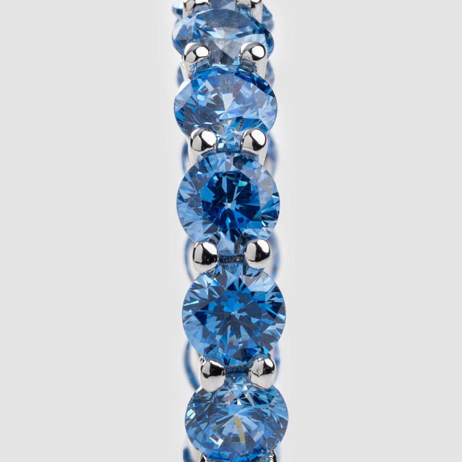Eternity Ring Blue Silver