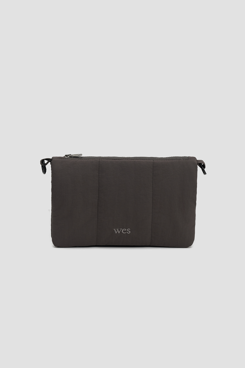Small Nylon Cushion Pouch (Dark Grey)