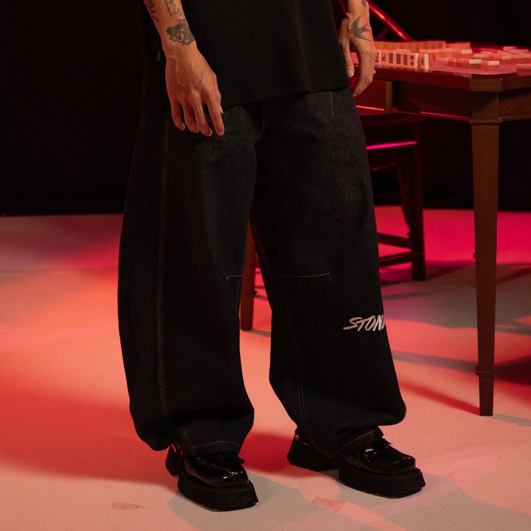 Dark Horse : Barrel Pants Denim