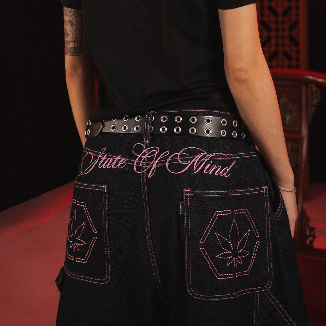 Dark Horse : Oversized Denim Jorts Navy