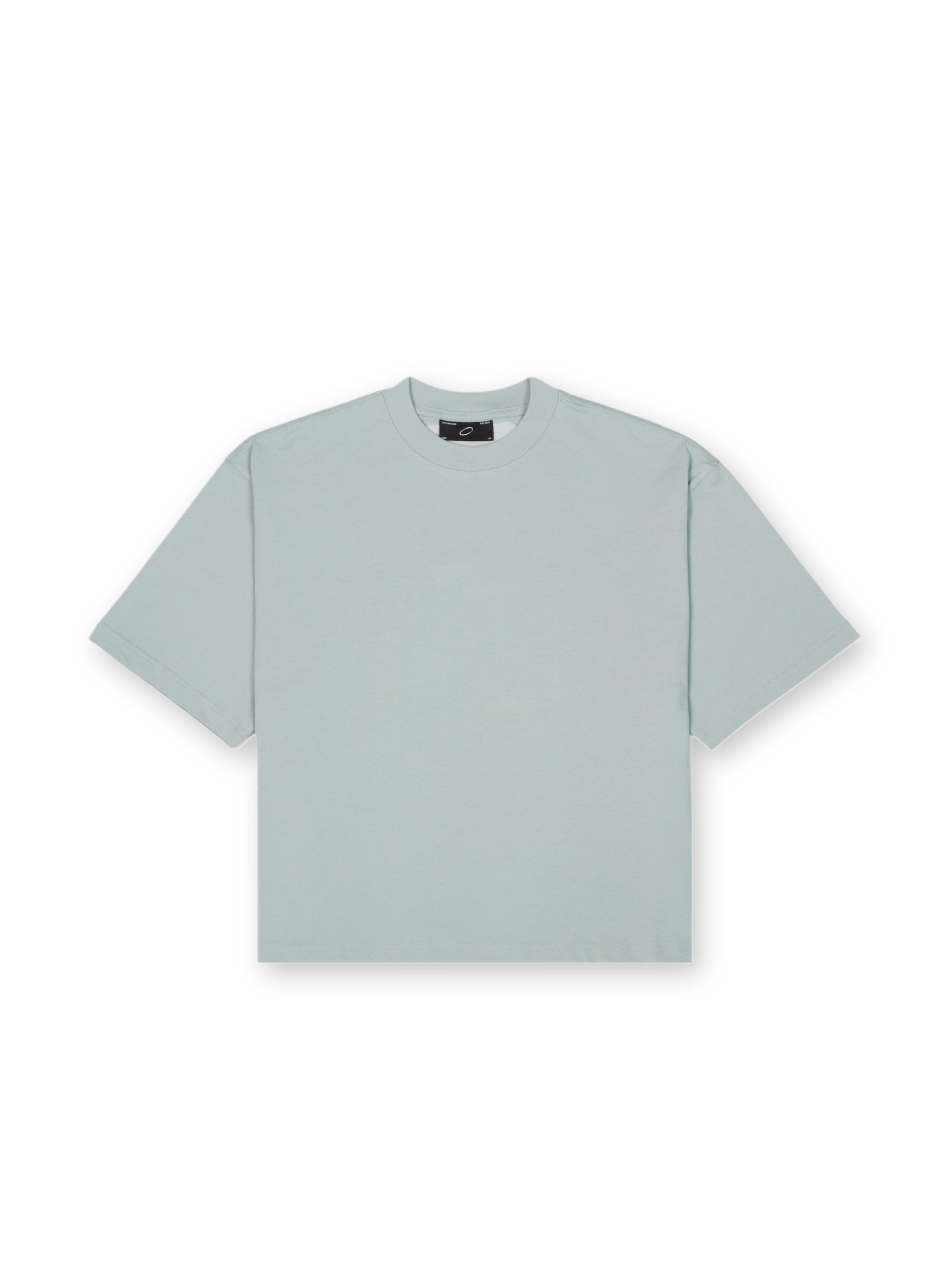 ESSENTIAL CROP TEE - HAZE BLUE