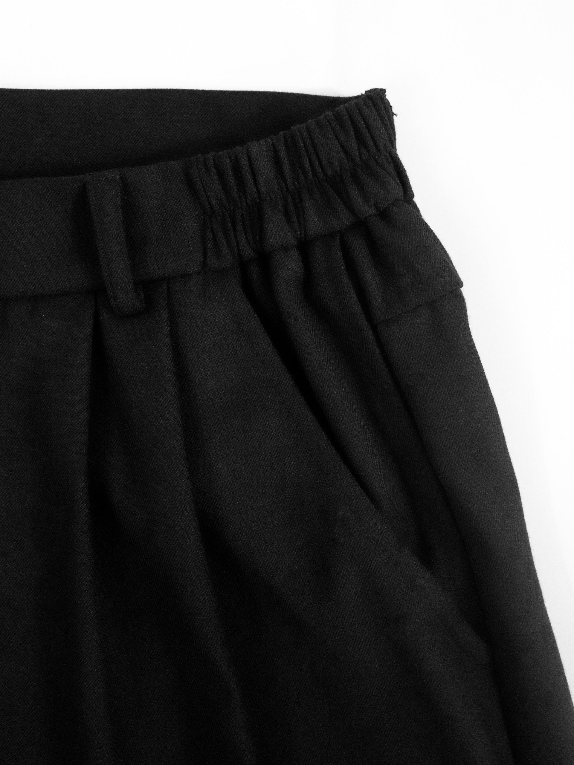 Structured Pleated Shorts