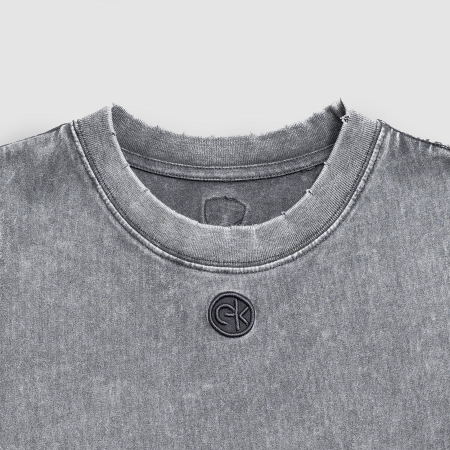 EK Raw Singlet Washed Grey